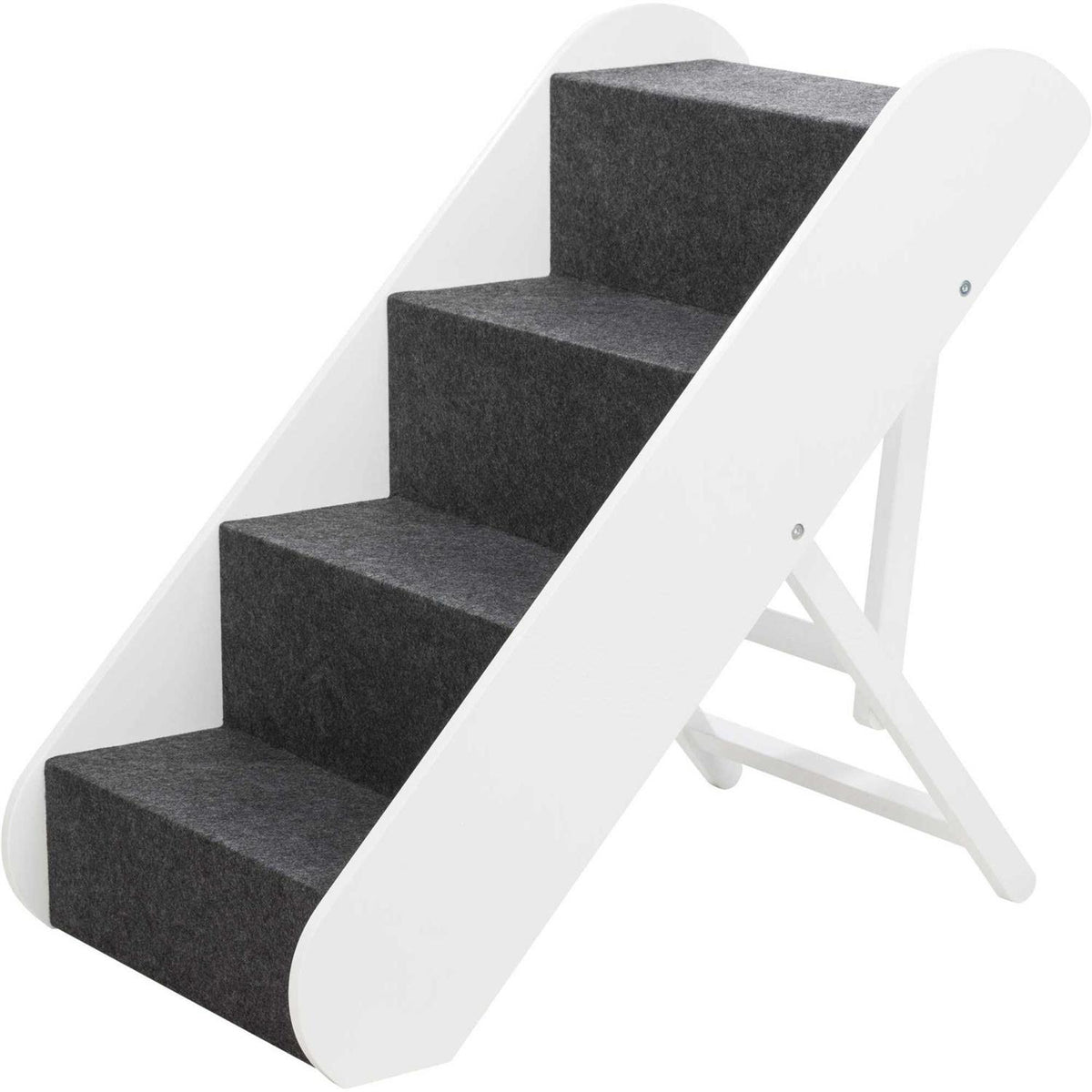 White 4-Steps Adjustable Pet Steps R141