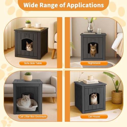 Weatherproof Resin Cat House G473726