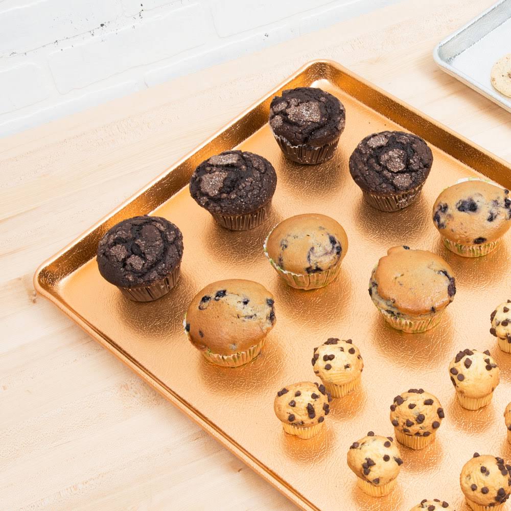 Textured Gold Bakery Display Tray O278