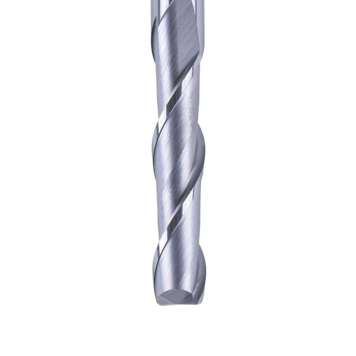 2 Flutes 1/4 inch Shank Carbide End Mill TiAlN Coated HRC55 Spiral UpCut Pack of 2 C110075