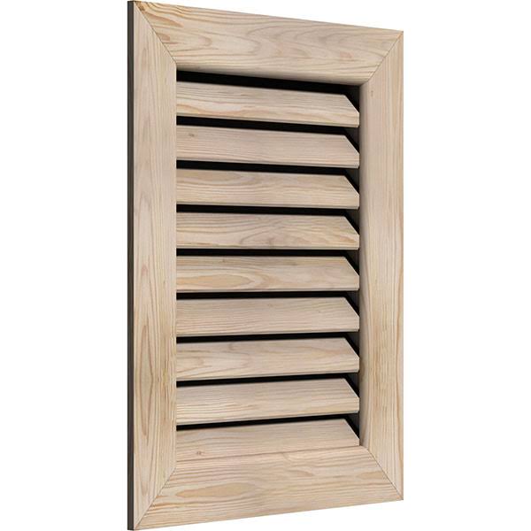 Unfinished Smooth Pine Gable Vent C820