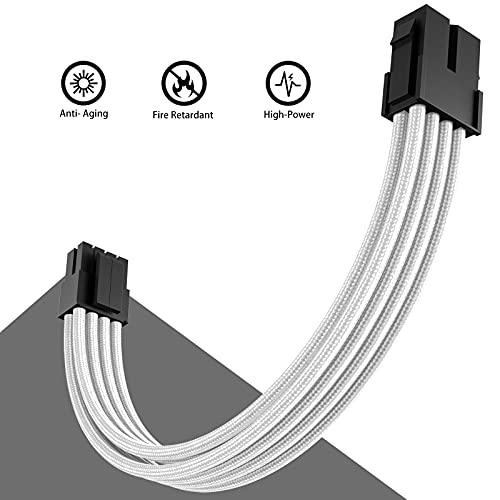 Black 5-Cable-Set 24Pin ATX CPU PCIE Cable Extension Kit J6459
