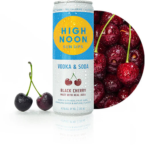 Black Cherry Vodka & Soda Hard Seltzer 4pk G242