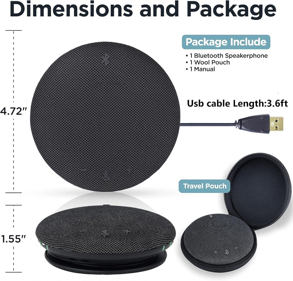 Bluetooth Conference Speaker with Microphone Q241