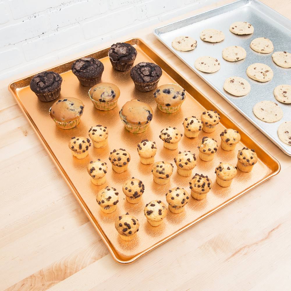 Textured Gold Bakery Display Tray O278