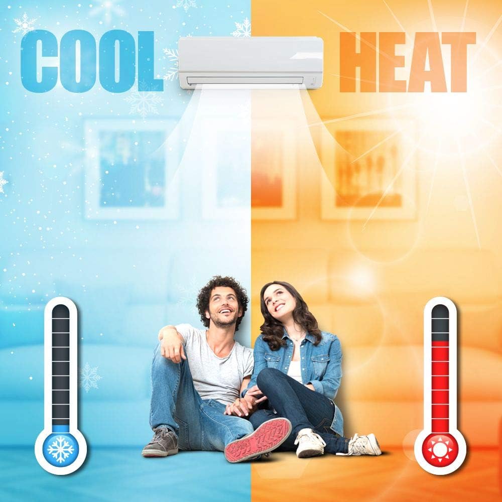 42,000 BTU Dual-Zone Wall Mount Mini Split Air Conditioner Heat Pump 208/230V SEER 21 A858