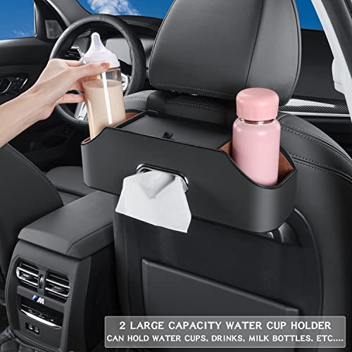 Car Back Seat Organizer with 2 Drink Cup Holder D2888