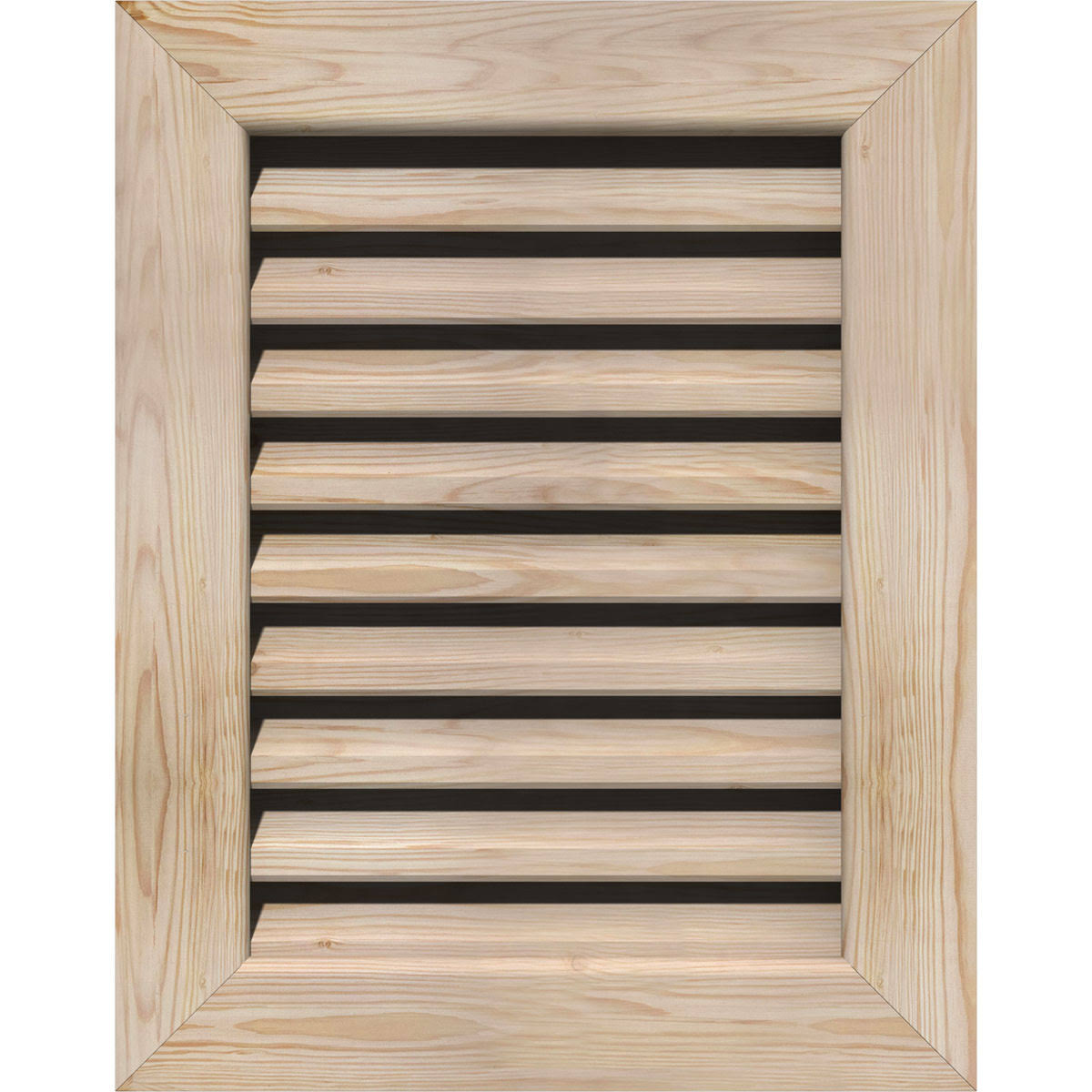 Unfinished Smooth Pine Gable Vent C820