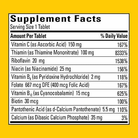 460 Ct Super B-Complex Tablets V786