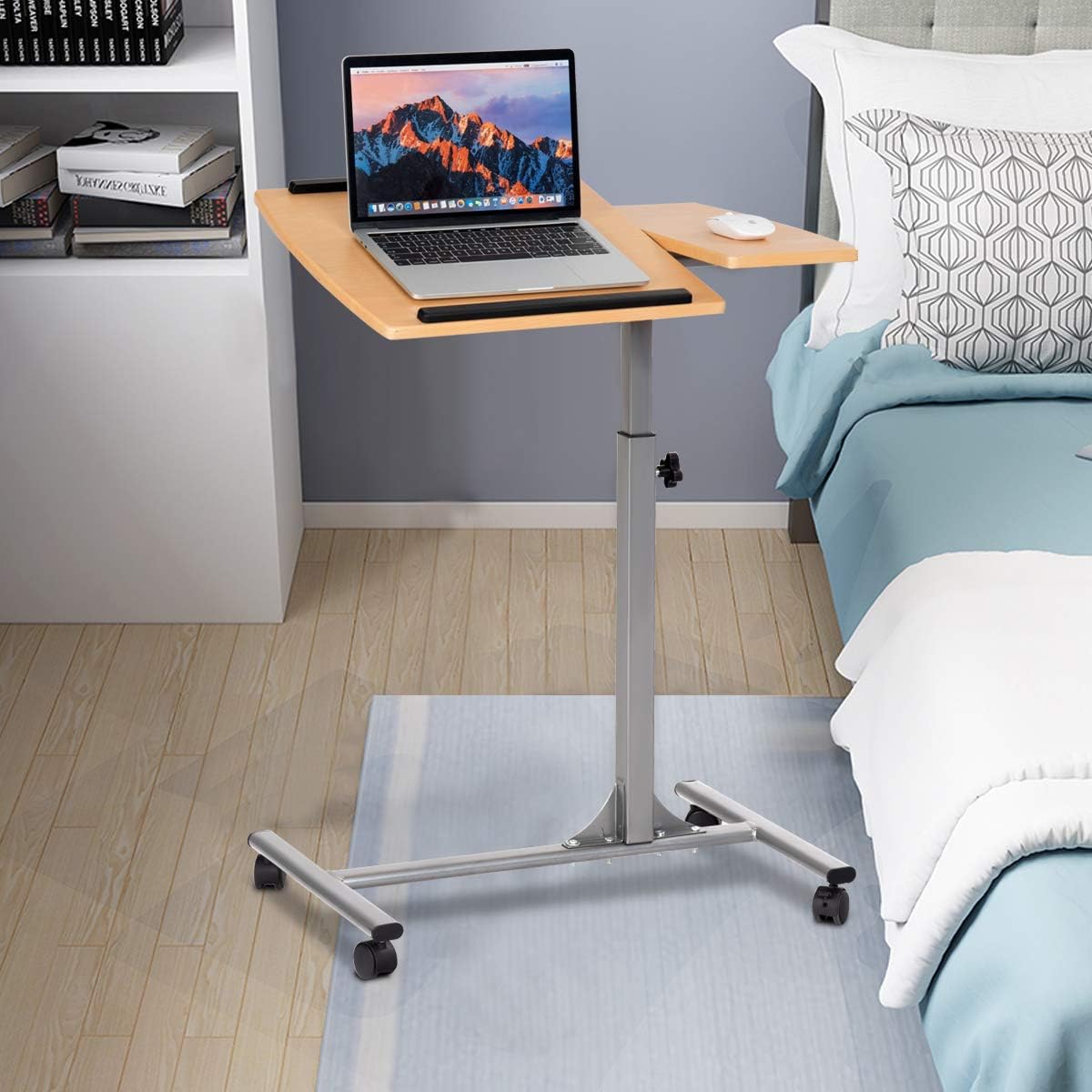 Rolling Laptop Desk Cart Y2630