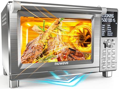 Stainless Steel Air Fryer Toaster Oven with Grill Combo, 30QT K781
