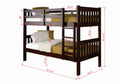 Twin Over Twin Bunk Bed D619558