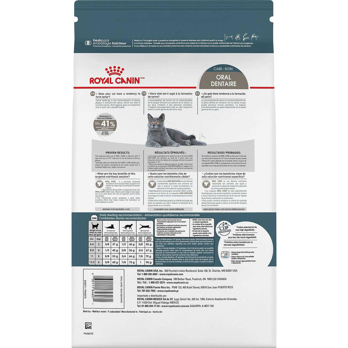 Oral Care Dry Cat Food N324