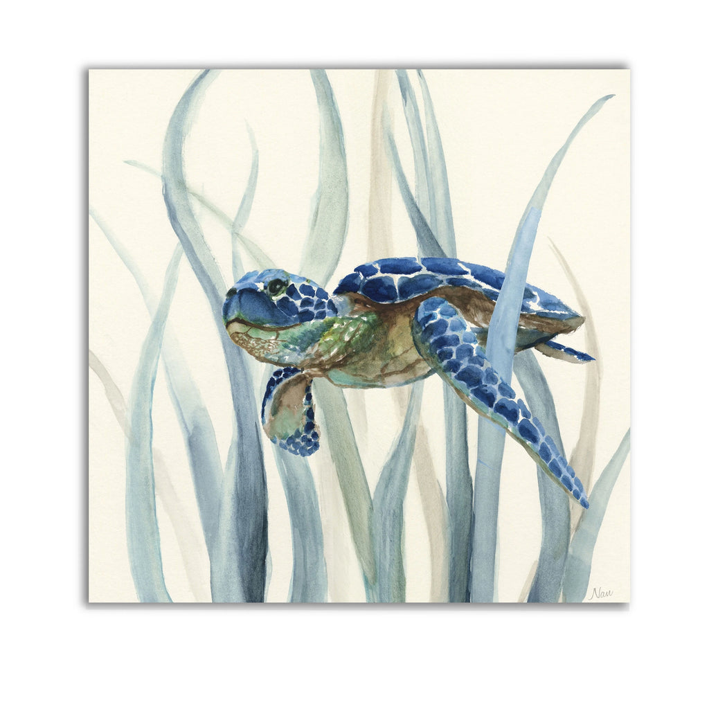 Turtle in Seagrass Gallery Wrapped Canvas P3935