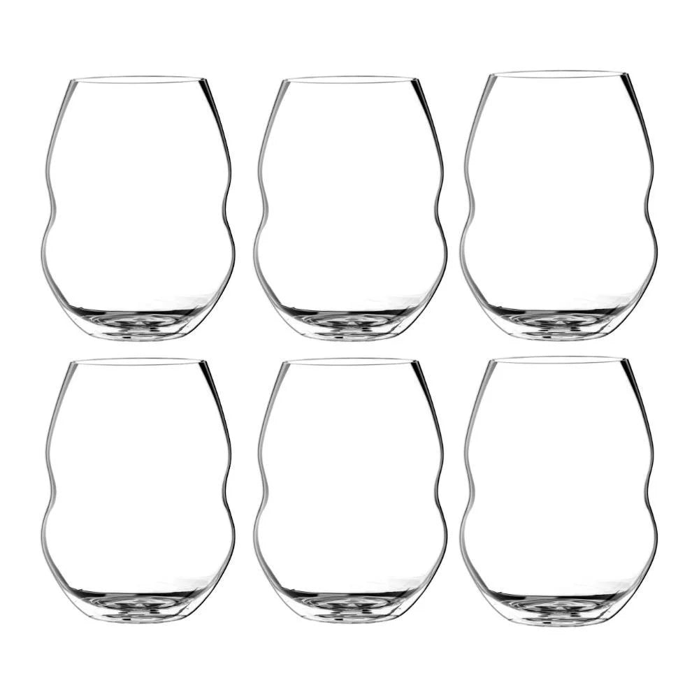 Stemless Red Wine Glass Set of 6 T7165