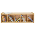 Maple Wood Book Bench Cubby Storage F181