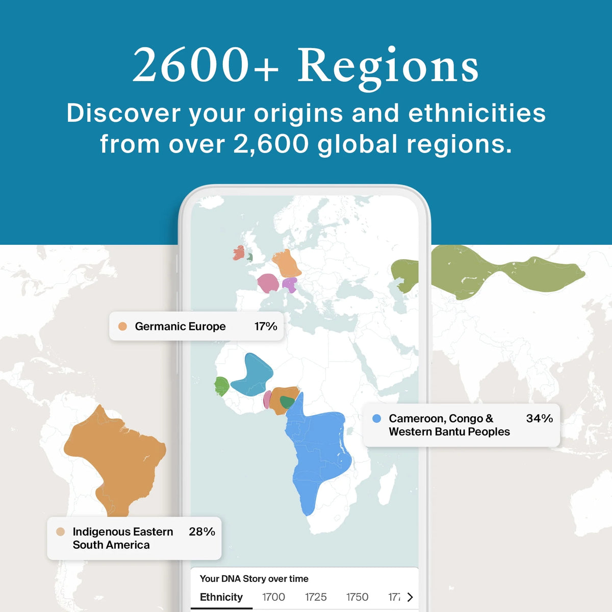 DNA Test Kit with 35+ Genetic Traits K428775