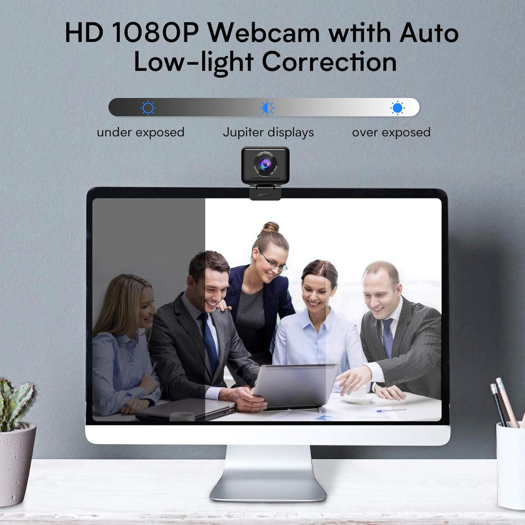 1080P Webcam with Speaker and Mics N4743