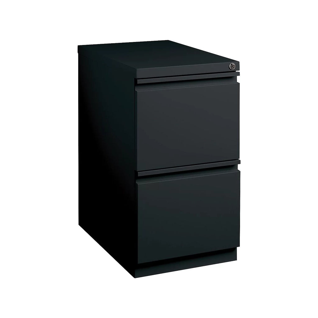 2-Drawer Vertical File Cabinet Locking Letter Black P691738