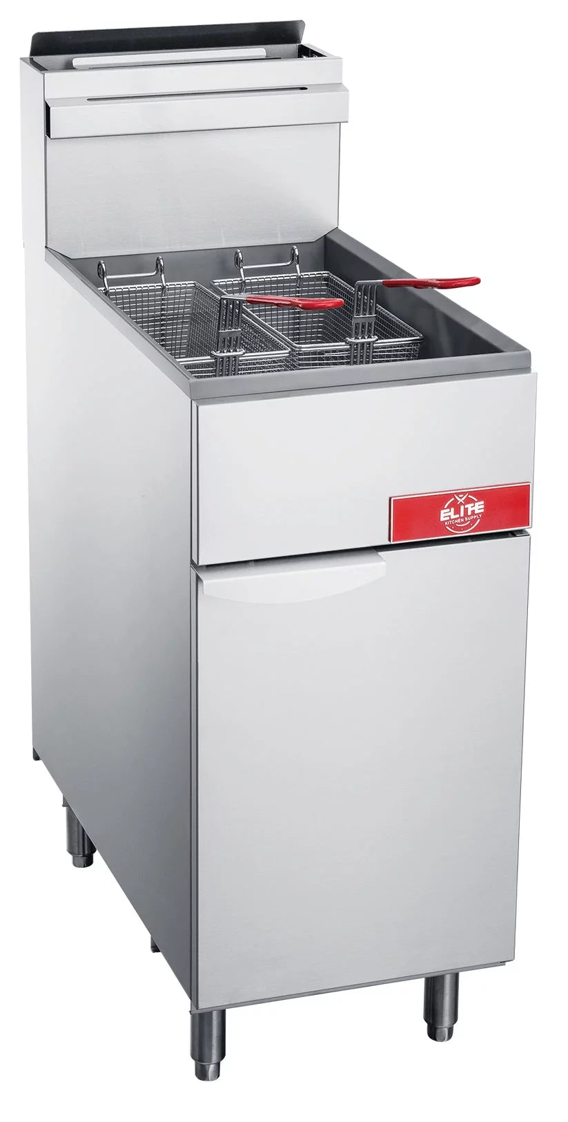 Natural Gas 15 in. 90000BTU Commercial Fryer I352