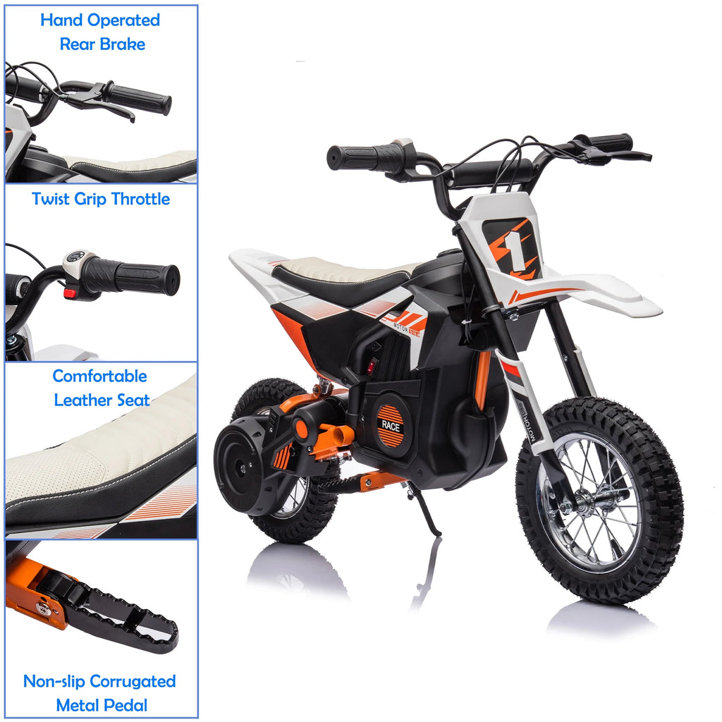 Electric Dirt Bike 24V 250W White M794579