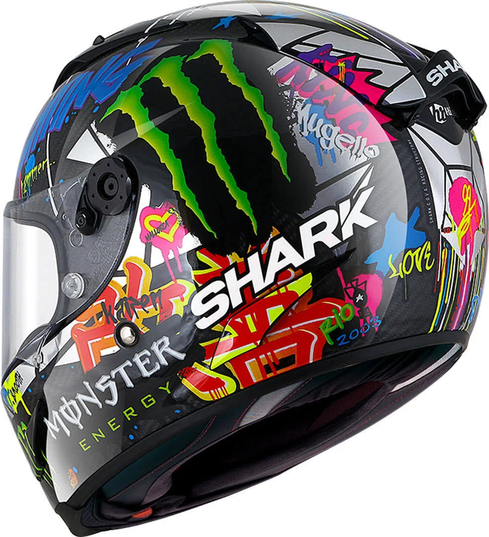 Carbon-chrome-green Helmet J82419