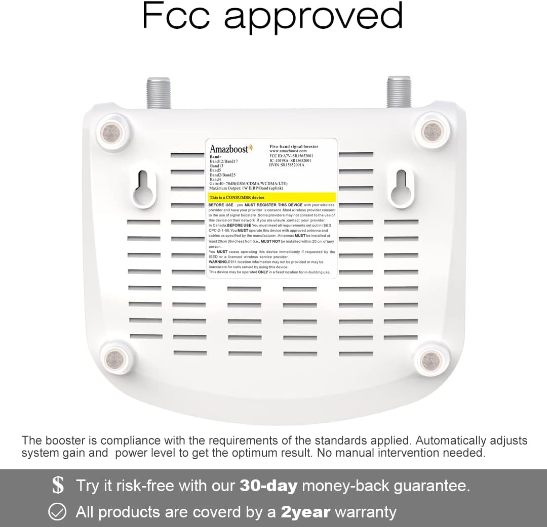 Cell Phone Signal Booster Kit, 2G/3G/4G LTE, 5G Ready L866112