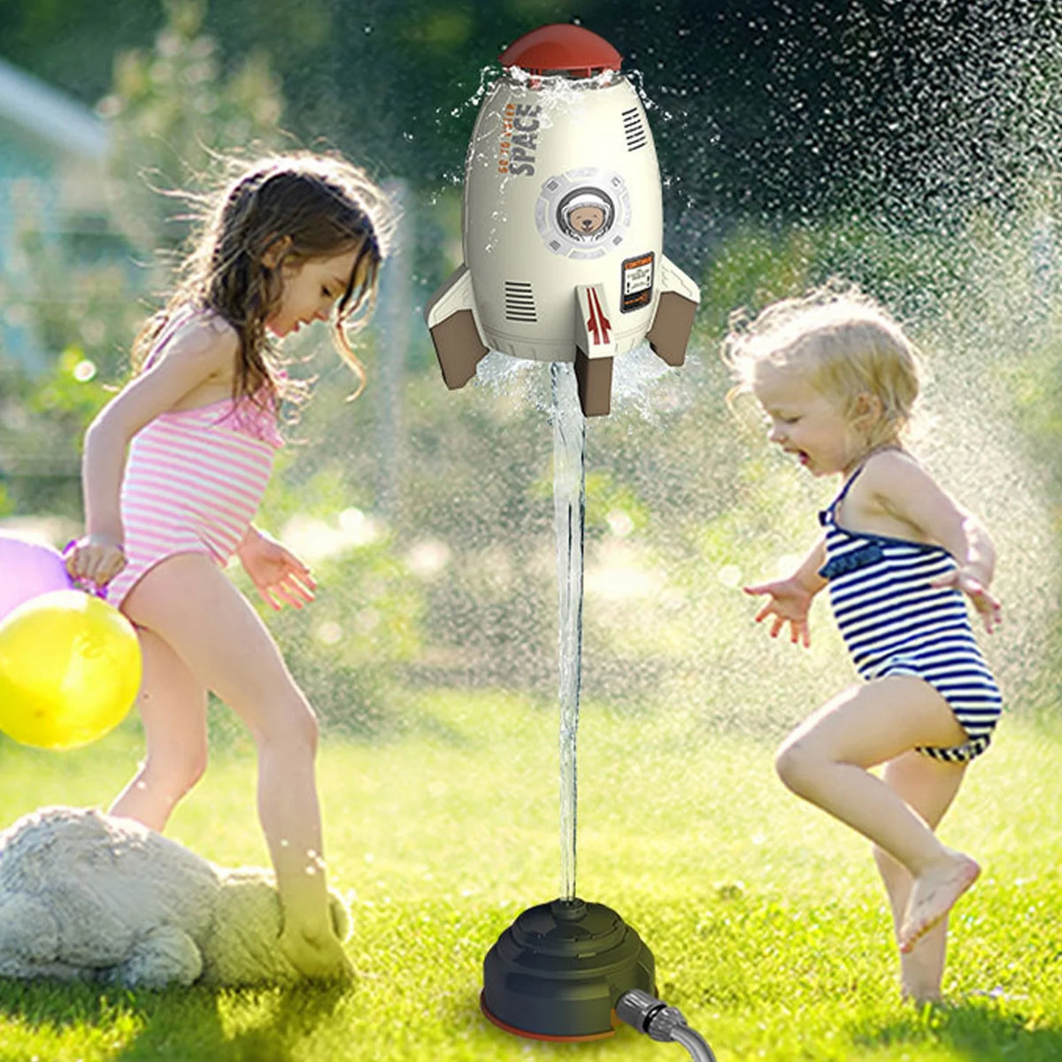 Rocket Launcher Water Pressure Sprinkler Toy for Kids E19984