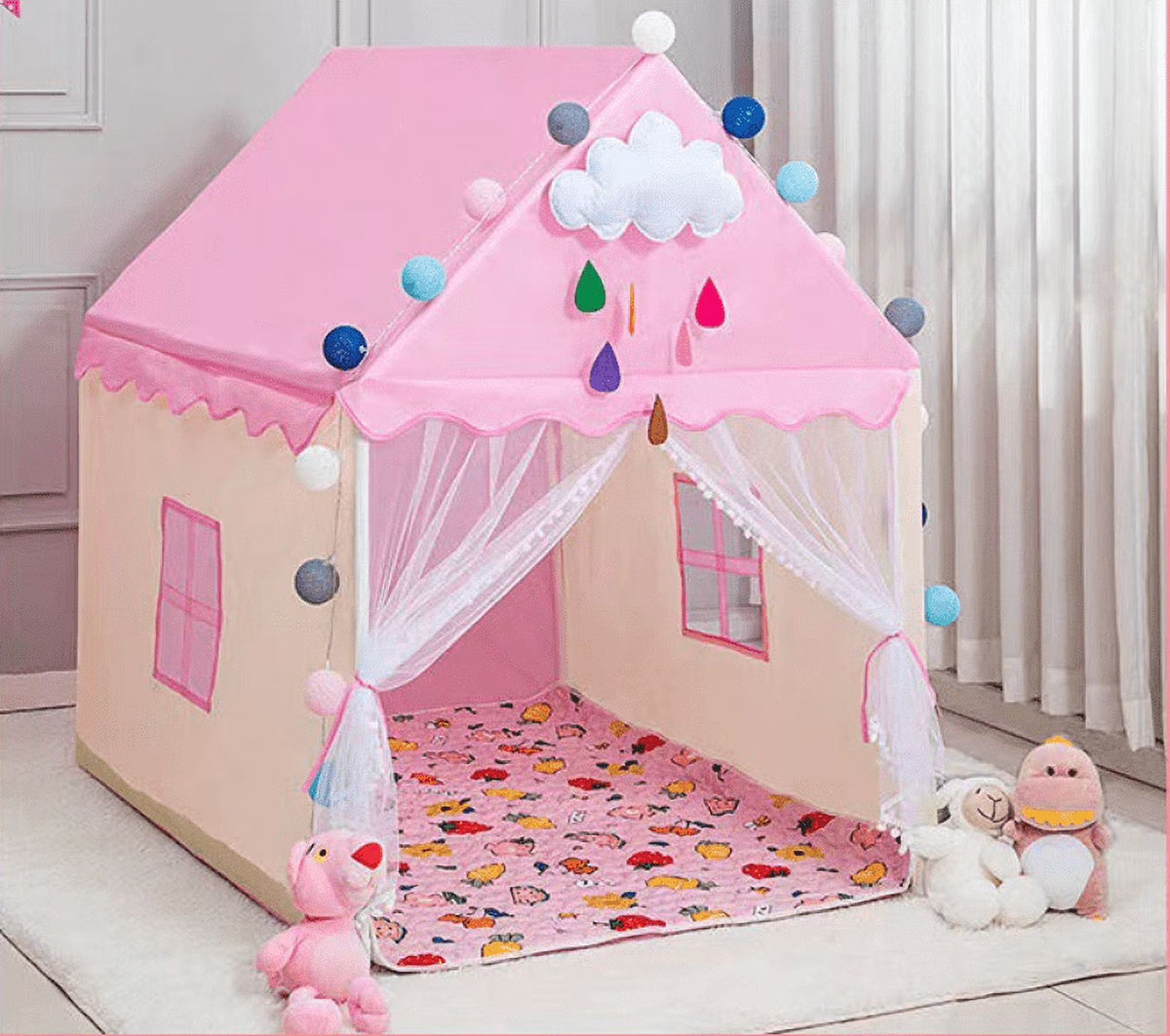 Play Tent Castle Playhouse Q16799