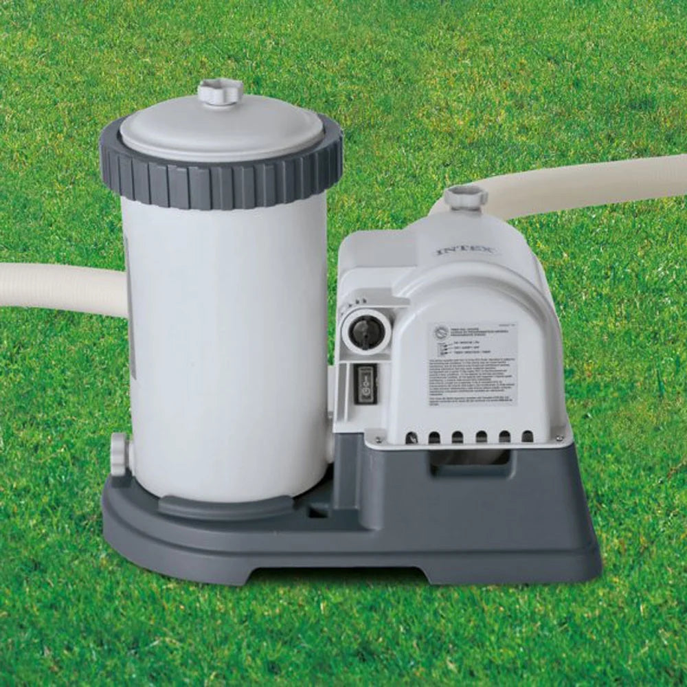 Intex Pool Pump with Wall Mount Automatic Skimmer and Pool Filters (6 Pack) Q811309