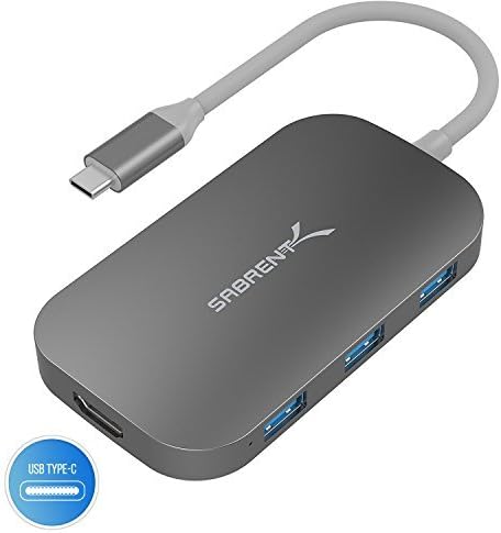 8-in-1 USB Type-C Hub with HDMI Output, 3 USB 3.0 Ports, SD/MicroSD Card Reader I633