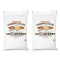 40-Pound Hickory Wood Pellets 2 Pack A6503