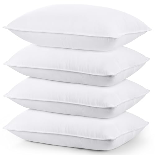 White King Size Set of 2 Bed Pillows G755334