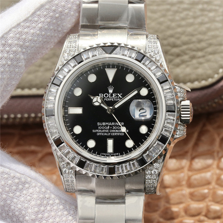 Silver Black Diamond 40mm F984958