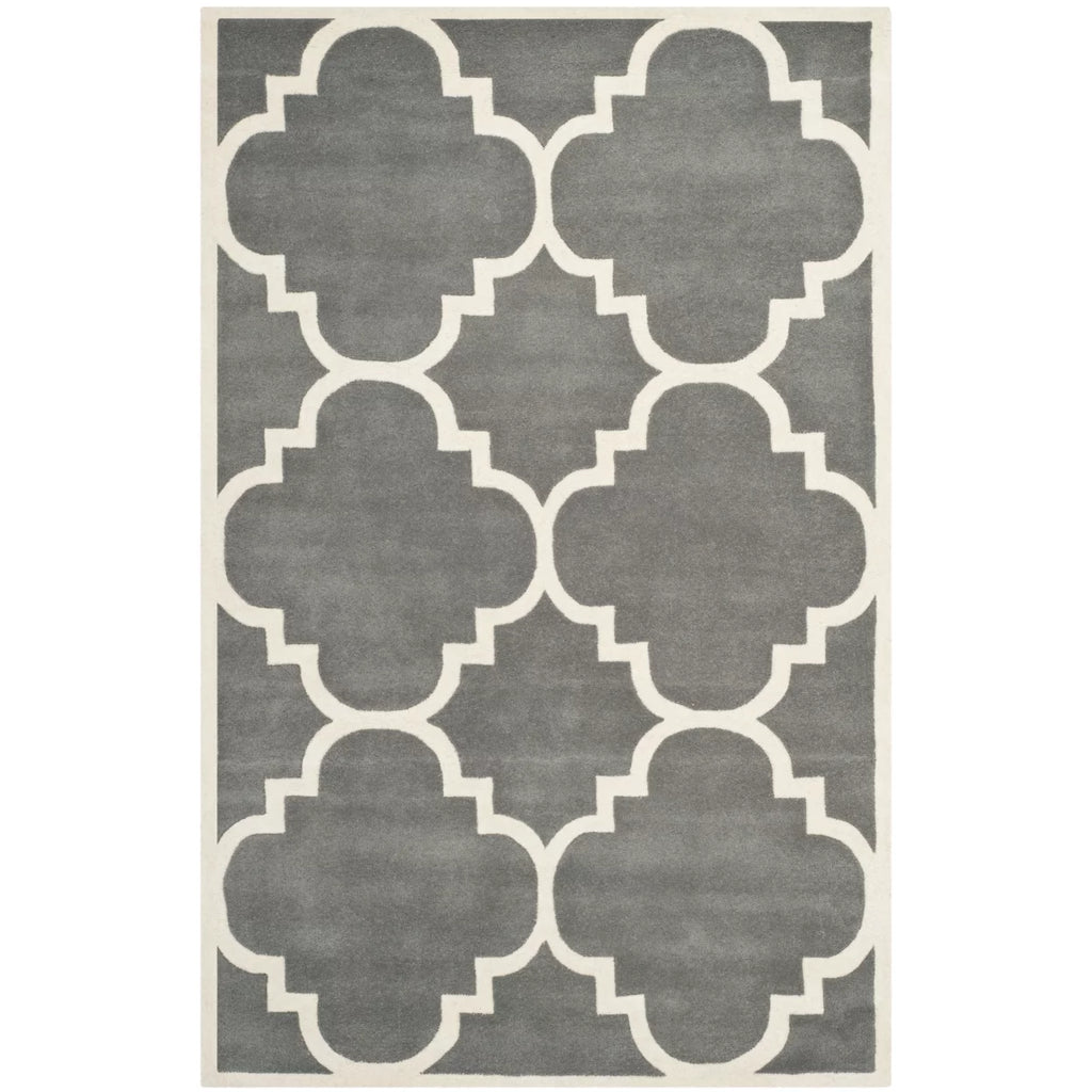 Geometric Quatrefoil Area Rug or Runner V94425