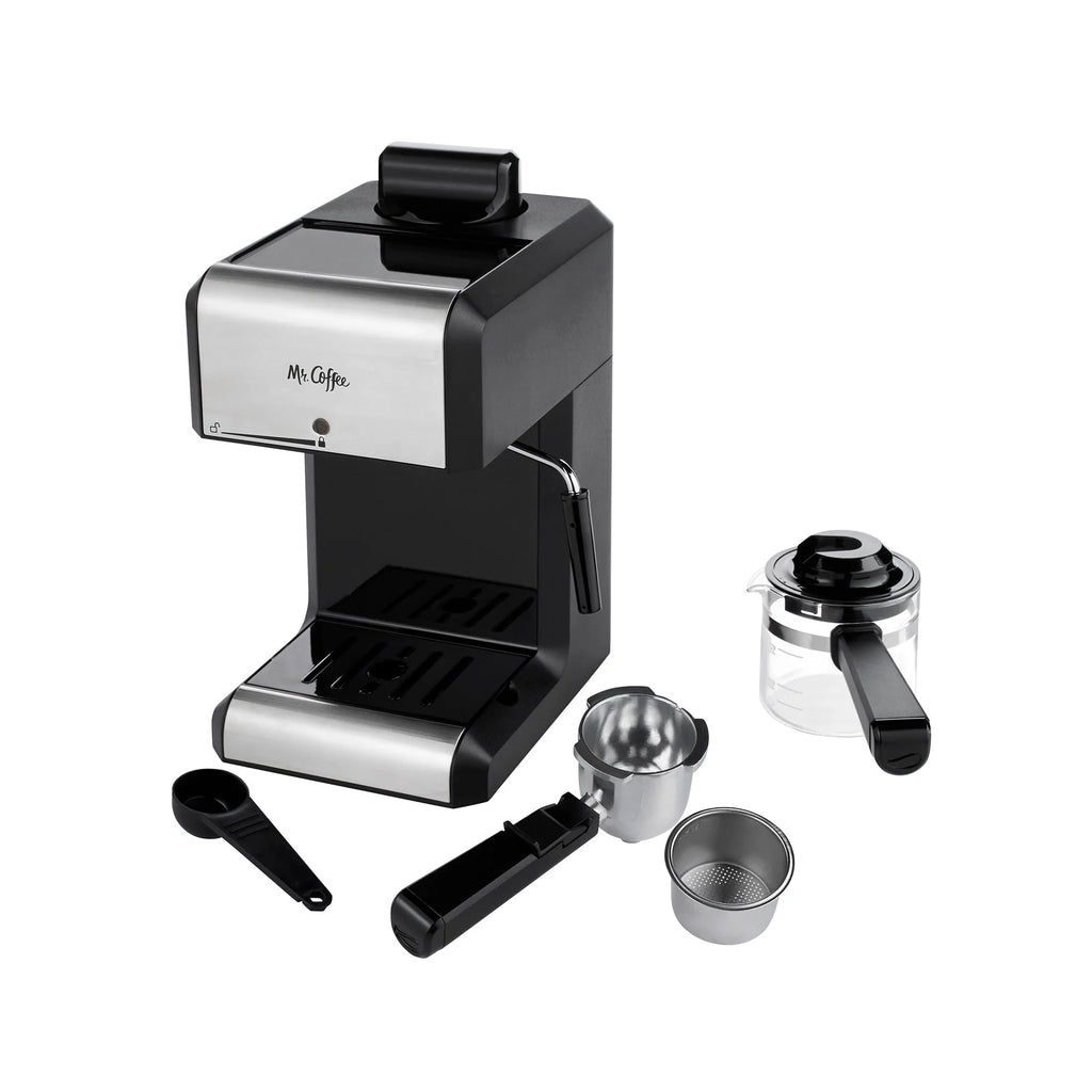 Automatic Espresso and Cappuccino Machine, 20 oz, Silver H74245