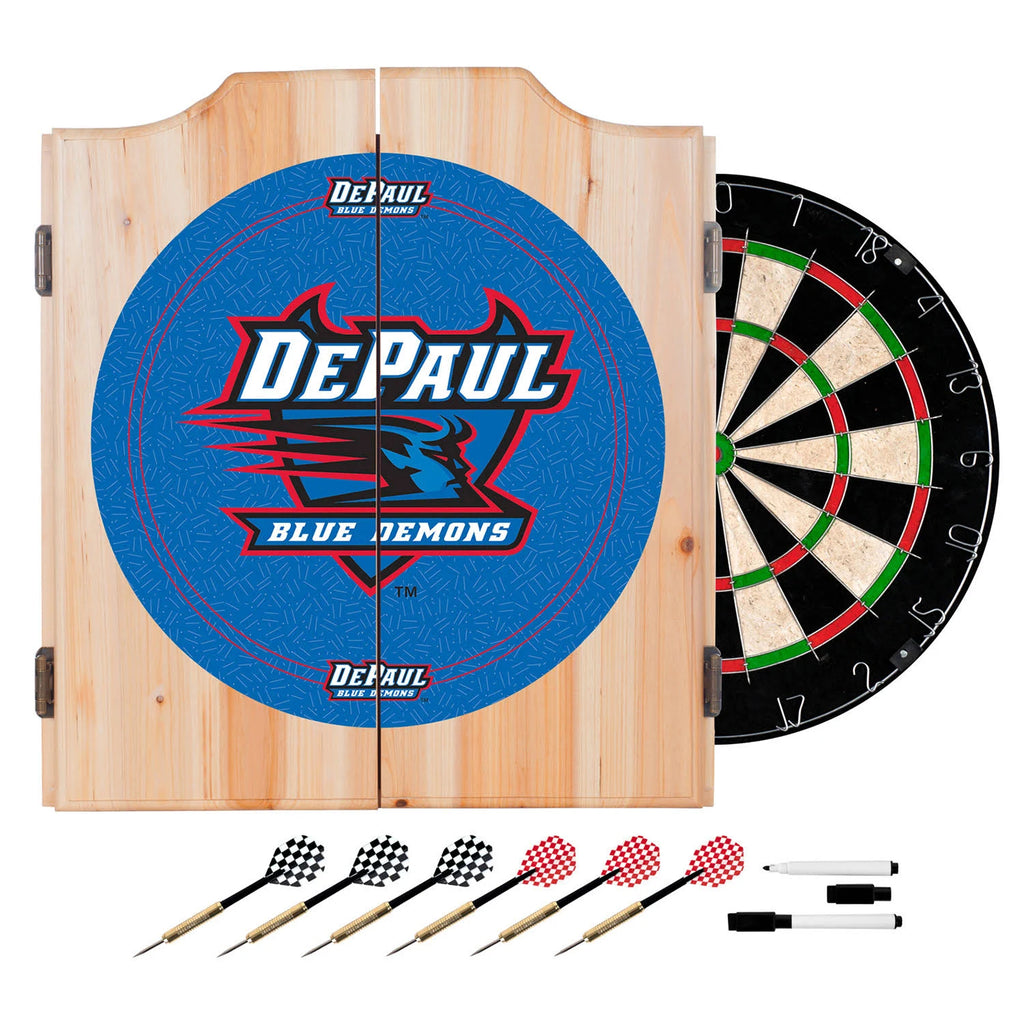 Wood Dart Cabinet Set N971