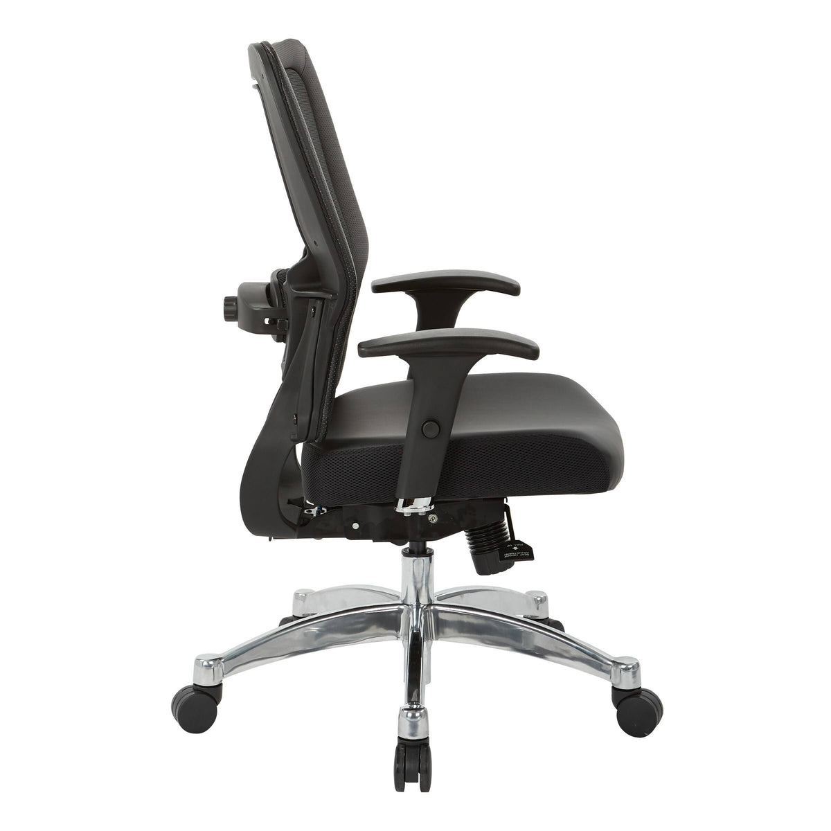 Black Vertical Mesh Back Chair M55216