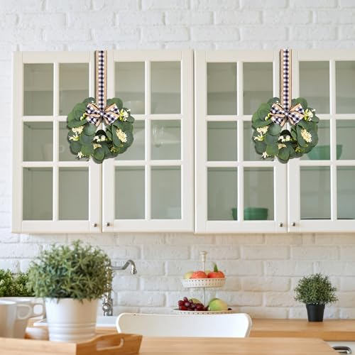 10 Inch Mini Christmas Wreaths 4Pcs C9013