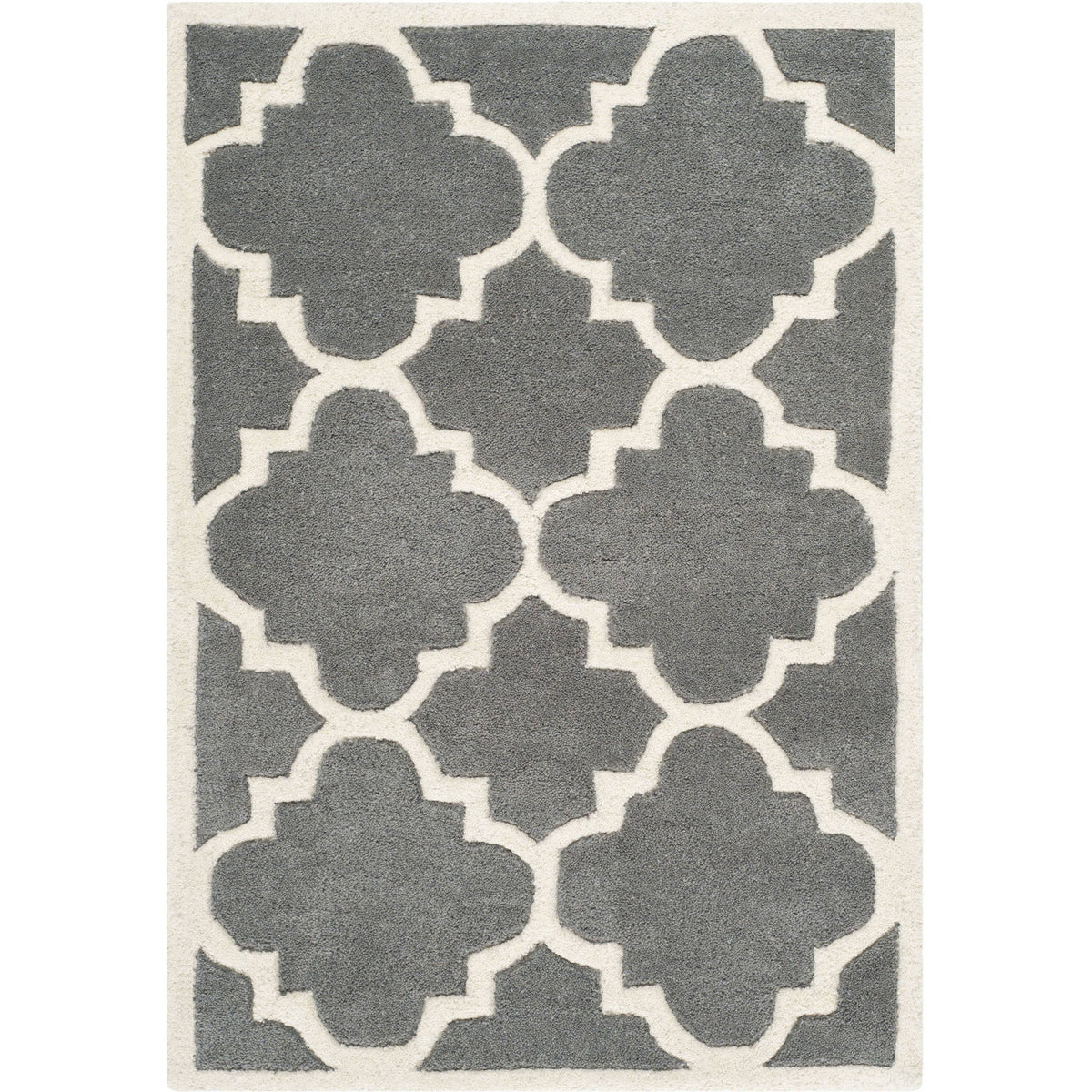Geometric Quatrefoil Area Rug or Runner V94425