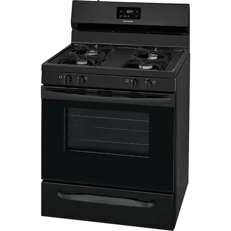 5 cu. ft. Gas Range with Manual Clean in Black K500