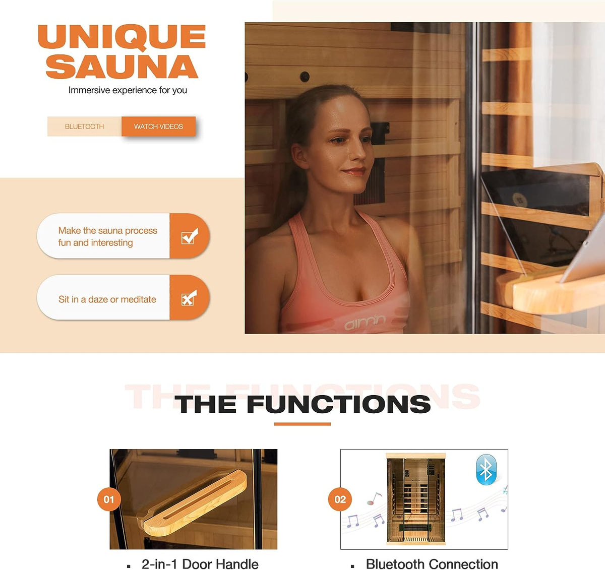 Infrared Sauna with Carbon Panels N3000