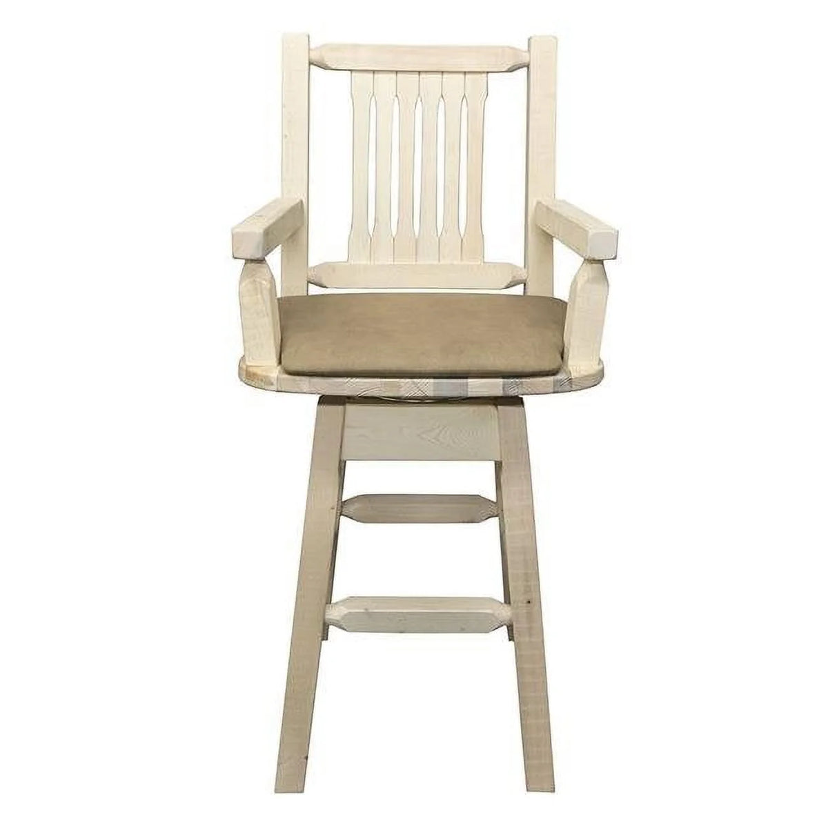 Upholstered Swivel Barstool Z389204