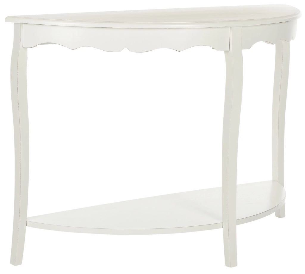 Rustic Demilune Console R61461