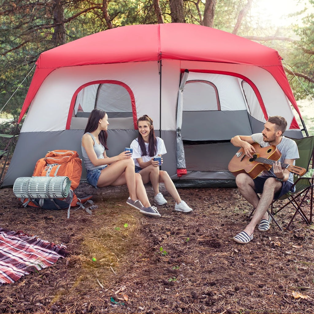 Camping Tent 14 Person 2 Rooms with Carry Bag J680248