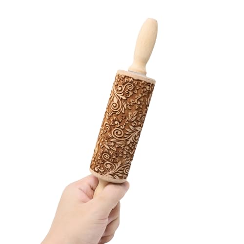 Wooden Embossed Rolling Pin M918