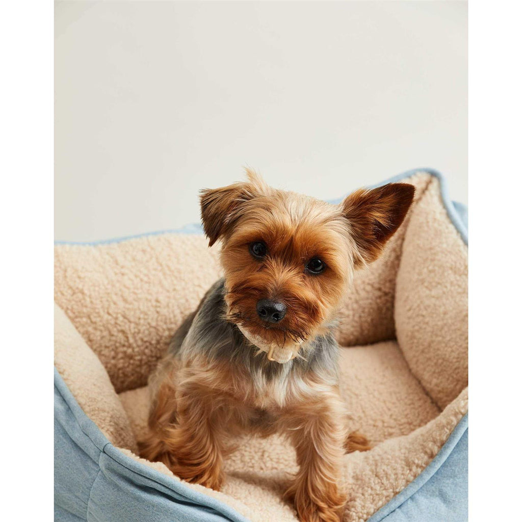 Blue Chambray Sherpa Bed I253987
