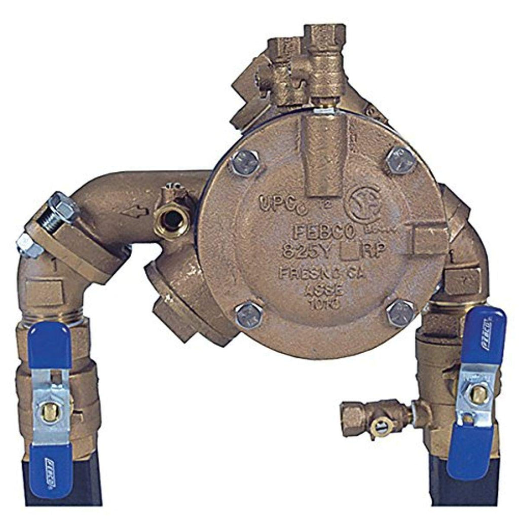 Angled Union Quarter Turn Shutoff Reduced Pressure Assembly, 1" L138307
