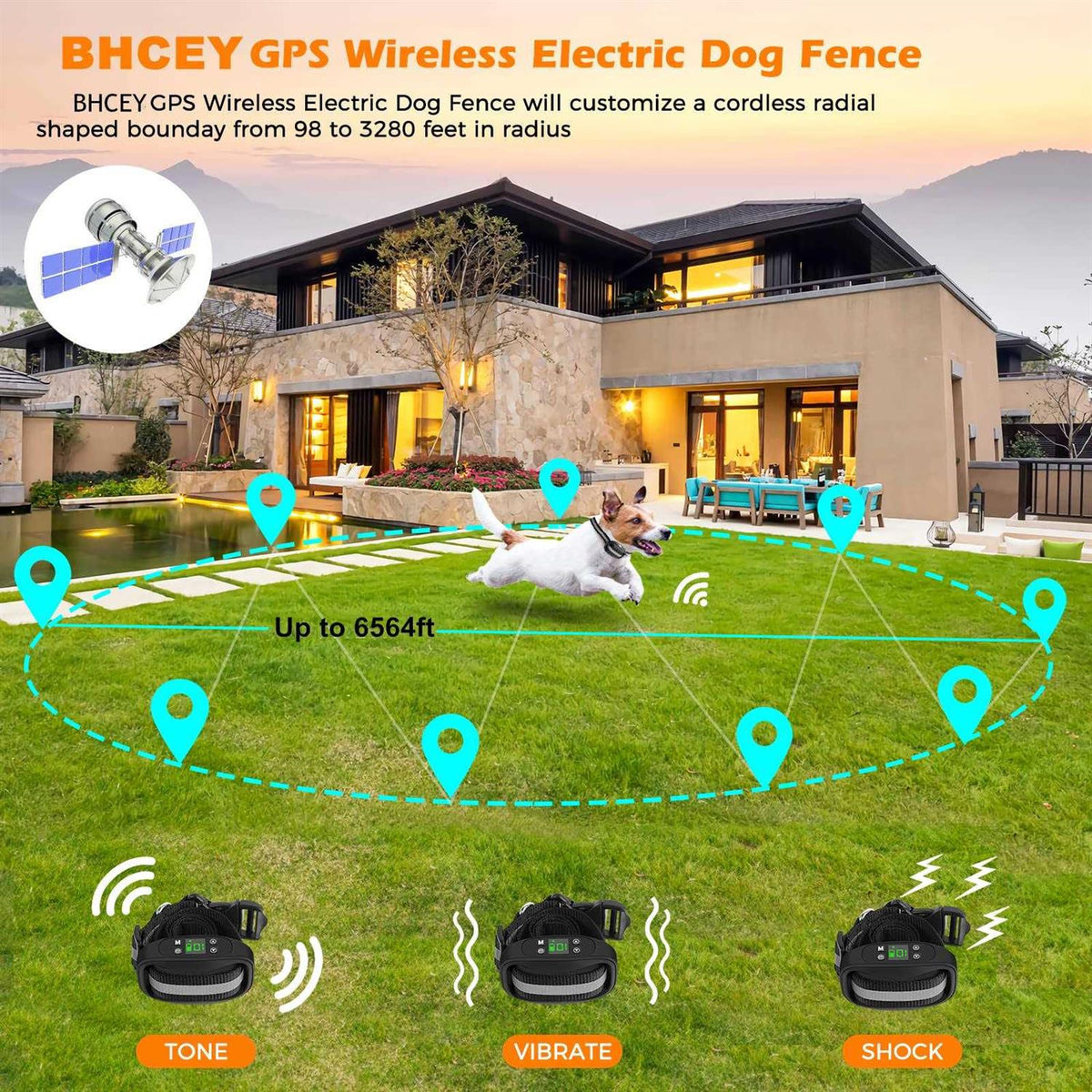 Wireless Dog Fence Pet Containment System I882106