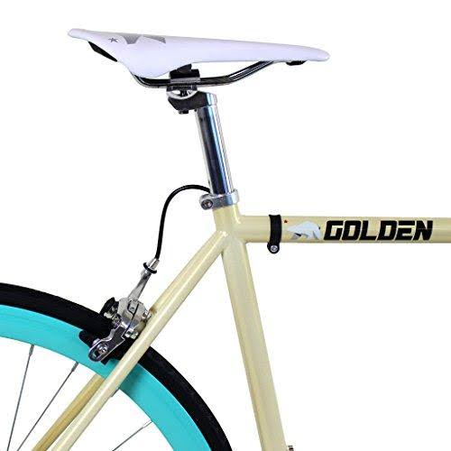 White Single Speed Fixie Bike I882